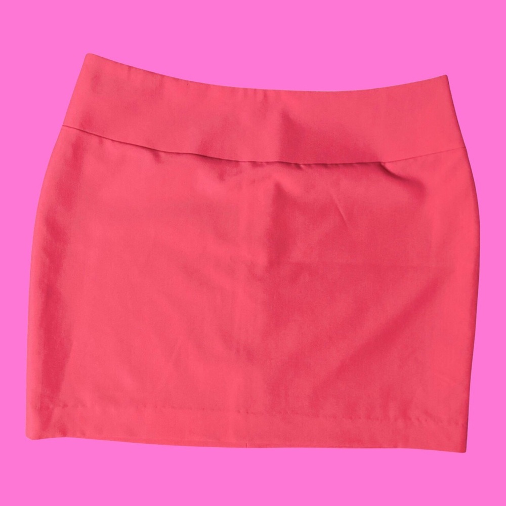Candy pink mini skirt